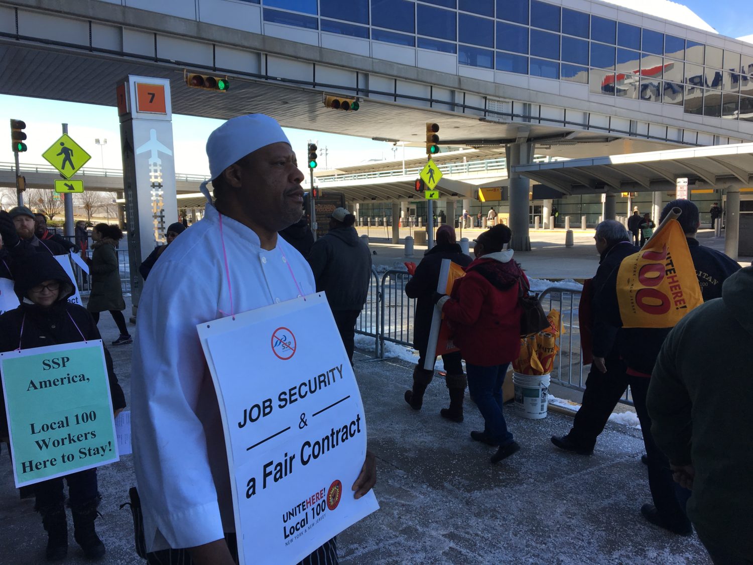 JFK Workers Rally for a Fair Contract and Job Security UNITE HERE