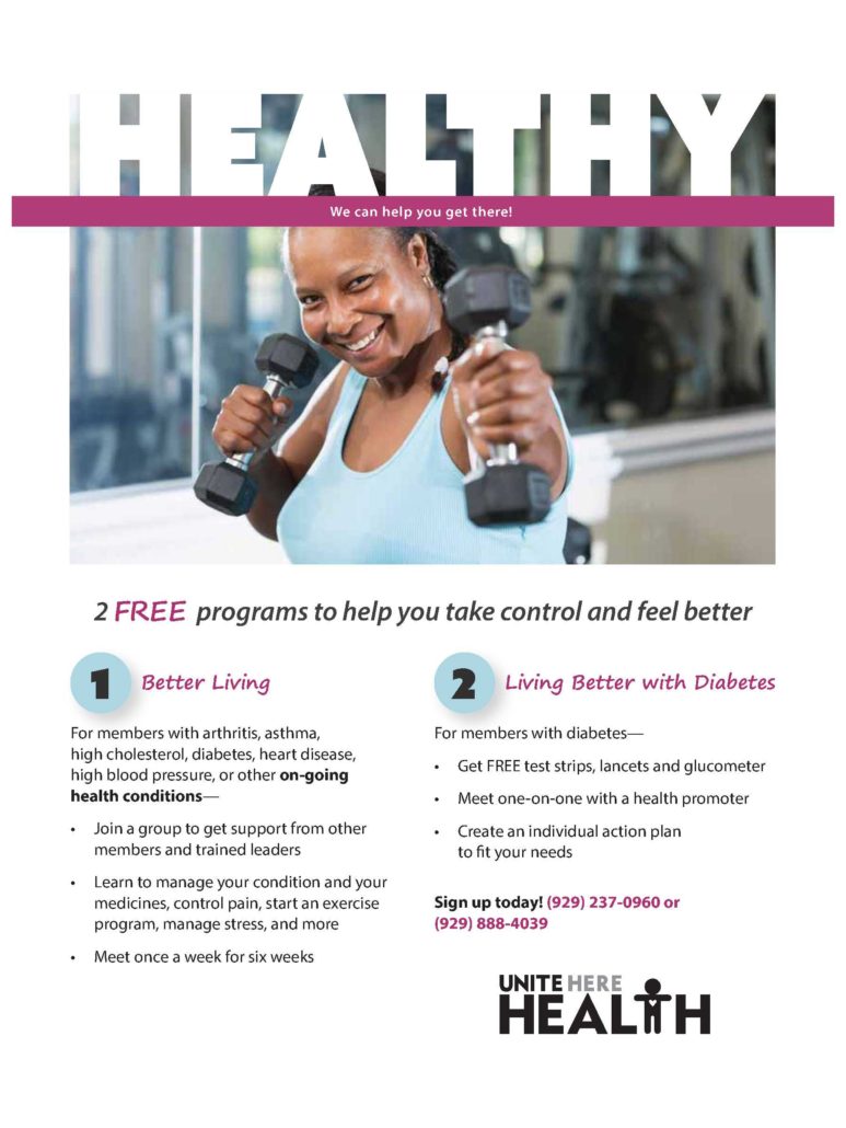 Unite Here Health Introduces Two Free Wellness Programs UNITE HERE